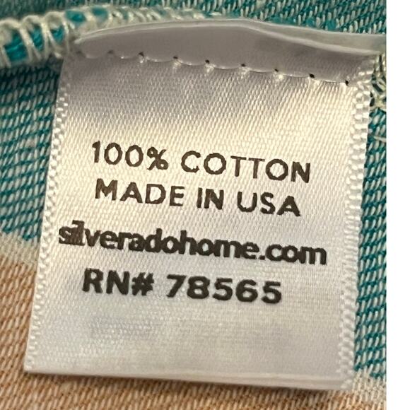 Silverado Women's Large Blue Fiesta Stripe Cowboy Short Sleeve Fringe Vest - Picture 4 of 9